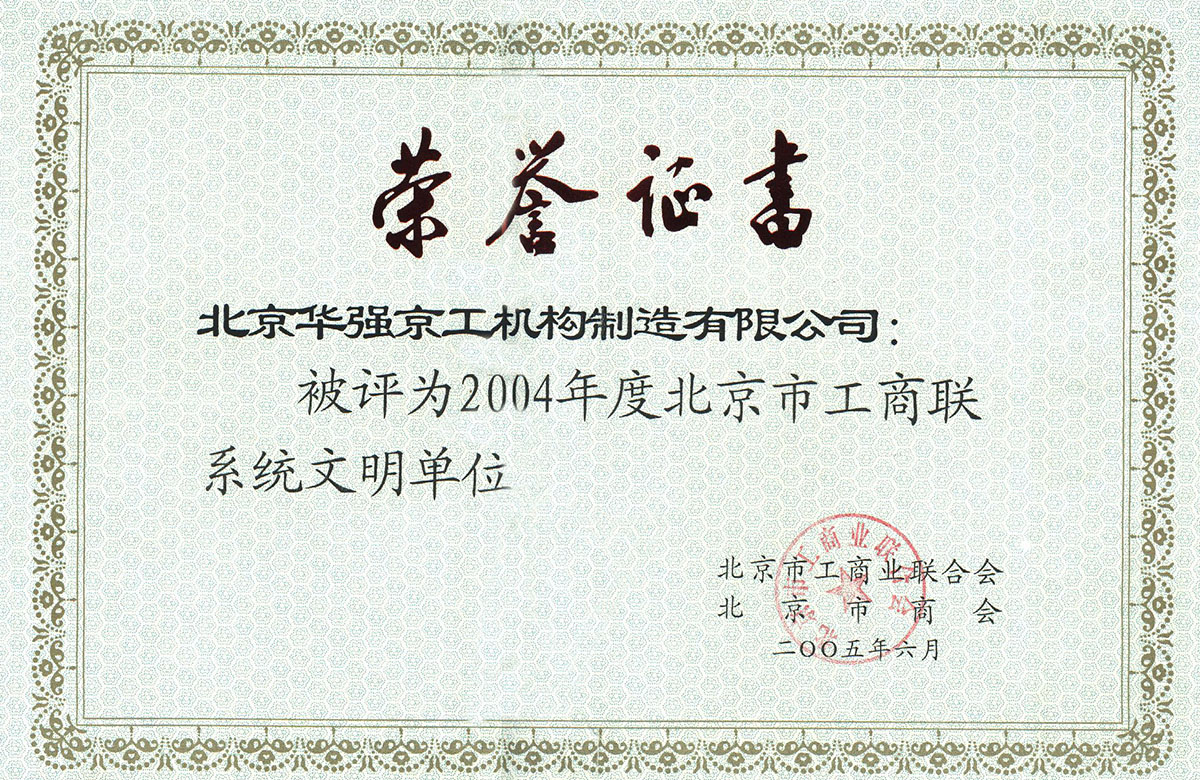 2004市工商聯文明單位